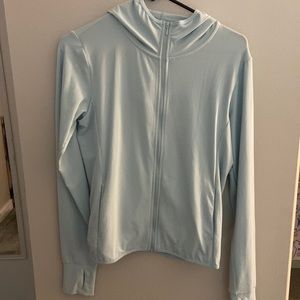 Mint green running jacket